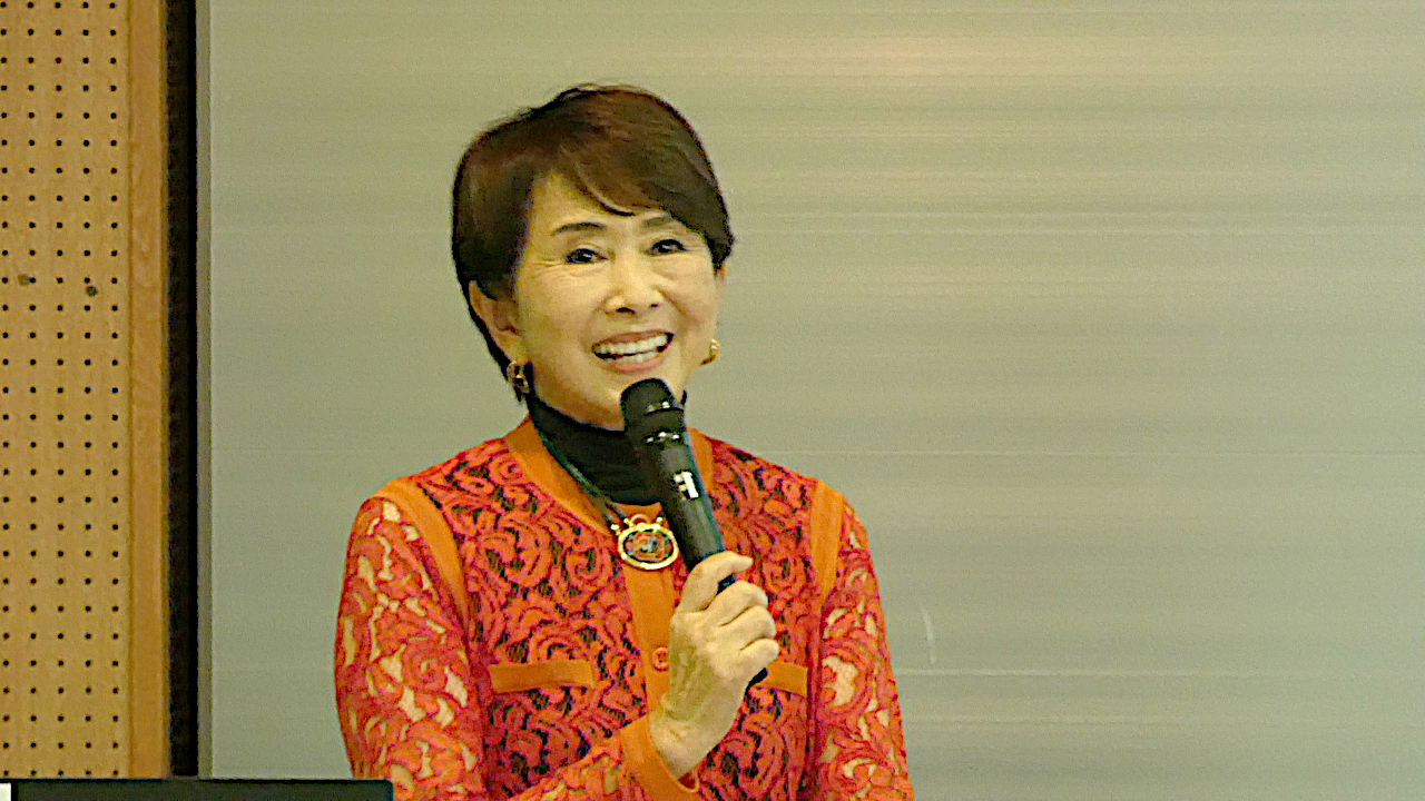 2024年度 朝陽同窓会 総会 会長 三上彩子